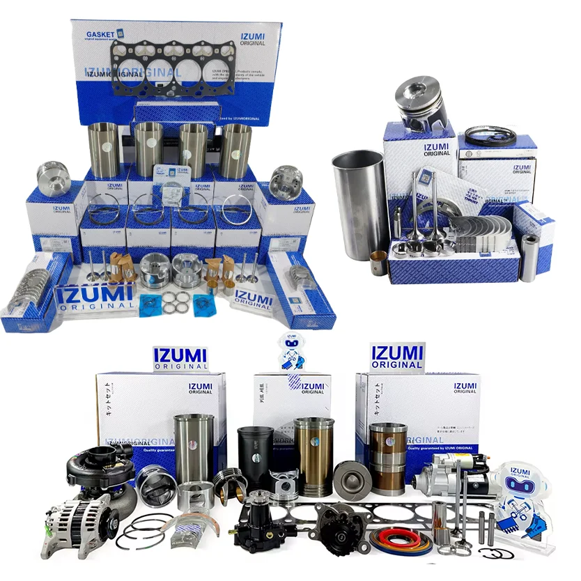 product izumi original 4le1 4le2 diesel engine parts overhaul rebuild repair liner kit for isuzu-15