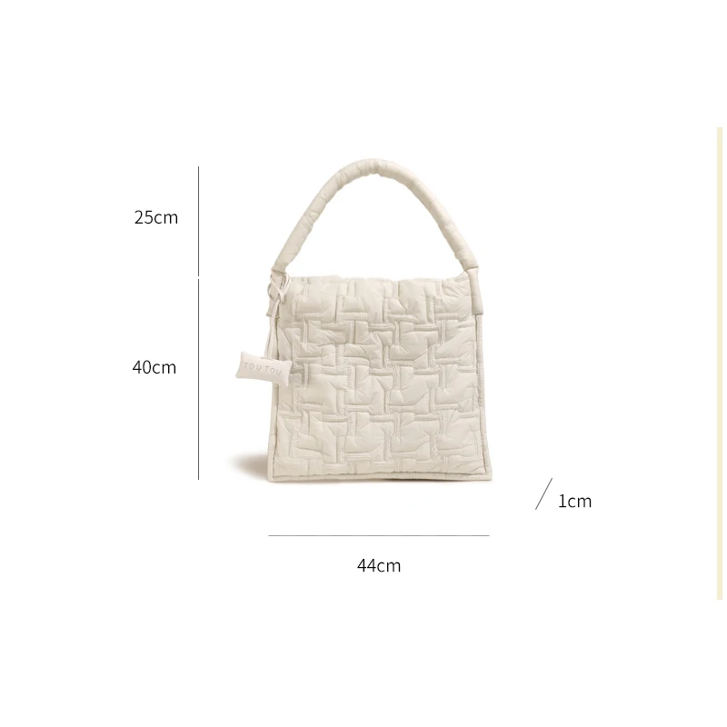 Fashionable Commuter Handbags Niche Design Autumn And Winter Models High-End All-Match Atmospheric Handbag