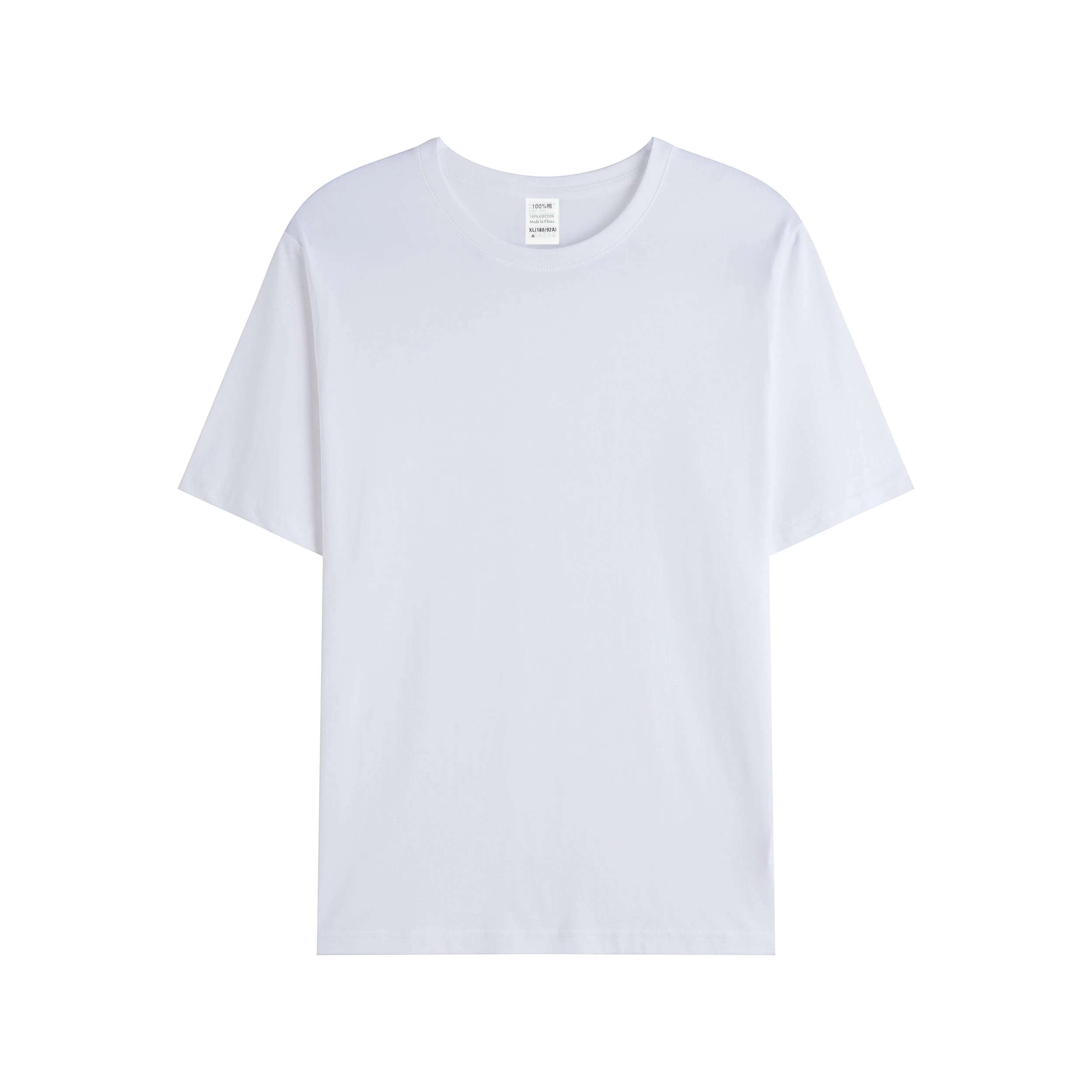 100% cotton  high quality men women unisex Customizable blank casual t shirt custom t shirt printing blank t-shirt men