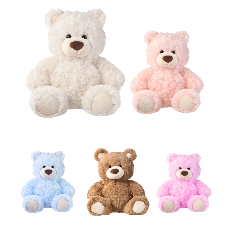 Custom logo teddy bear toys with clothes animal plush toys for kids gifts bear fuzzy doll for women