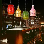 Pendant Wholesale 2020 Hot New Custom Wood Wine Barrel-Shape Rustic Bar Lamp Pendant