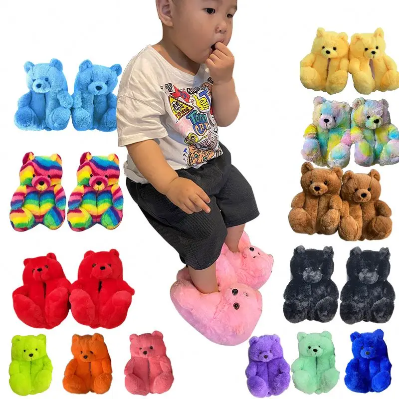 teddy bear slippers wholesale