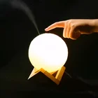 Color Moon 8 Cm Decorative Color Baby Night Lamp Children's Moon Bedroom 3d Led Light