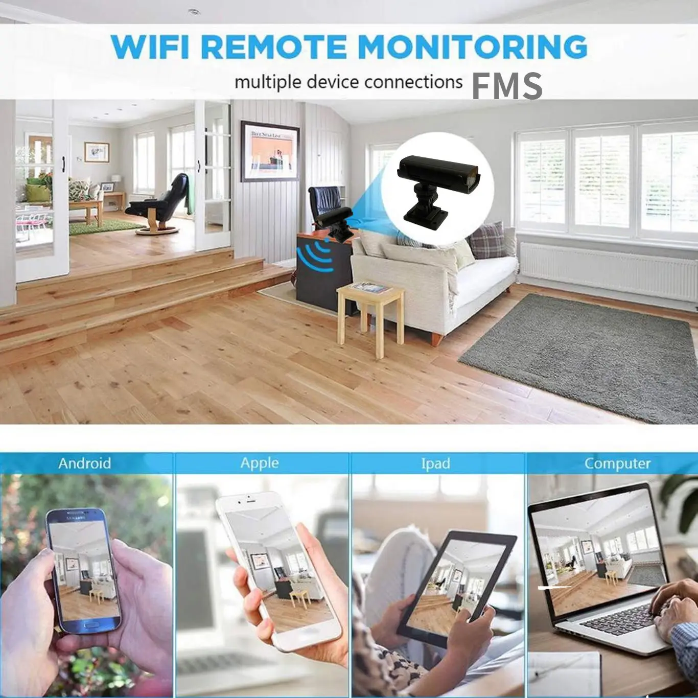 Mini wifi wireless remote view IP camera super small home battery security cameras P2P Indoor portable smart camera