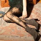 Sex Tights Pantyhose Custom Printed Pantyhose Letter Tights Fashion Mature Pantyhose Sex