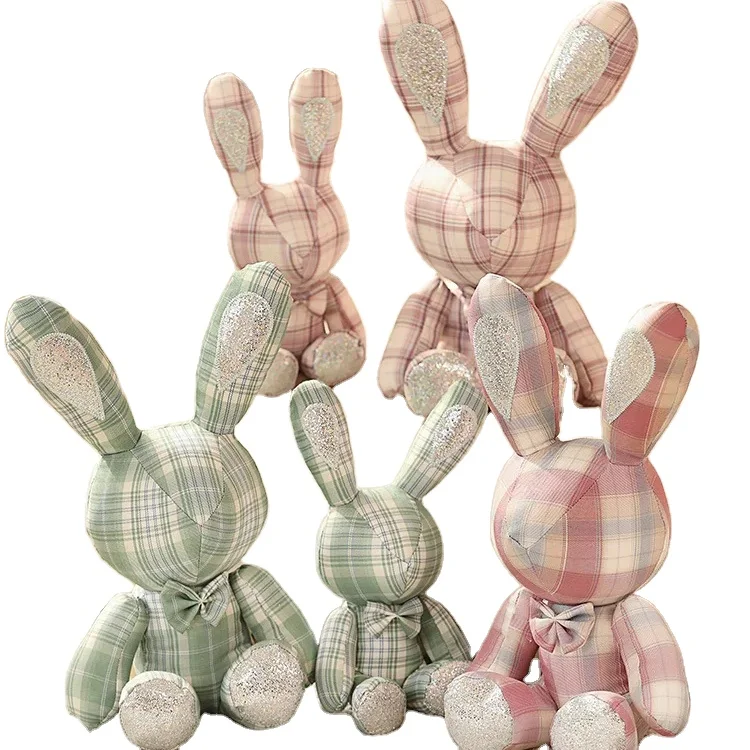 Easter Gifts  Living Room Holiday Decorations, Handmade Dolls, Dolls Gifts to Friends Creative and Fun Little Rabbit Dolls