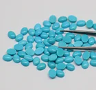 Oval ArthurGem Natural Turquoise Oval Cabochon Gemstone Cabochons For Rings Making