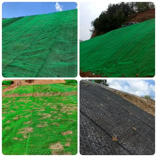 Geogrid 3d Reinforced Geocomposite Geomat For Erosion Control