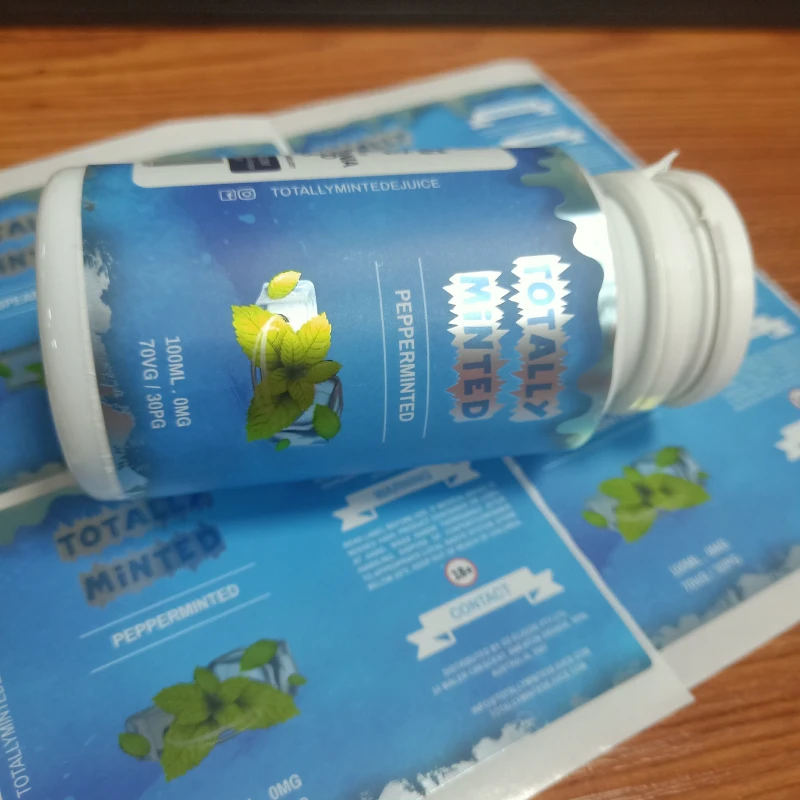 rectangle sticker printing