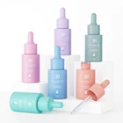 Dropper Bottle 30 Ml Glass Dropper Bottle Colored Flat Shoulder Dropper Glass Essential Oil Bottle