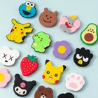 Phone Phone_stand Factory Selling Cartoon Mobile Phone Holder Custom Logo PVC Phone Socket Stand ZD2030