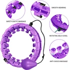 Hoops Manufacturer Direct Selling 24 Knots Adjustable Exercise Fitness Smart Weighted Hoola Hoops