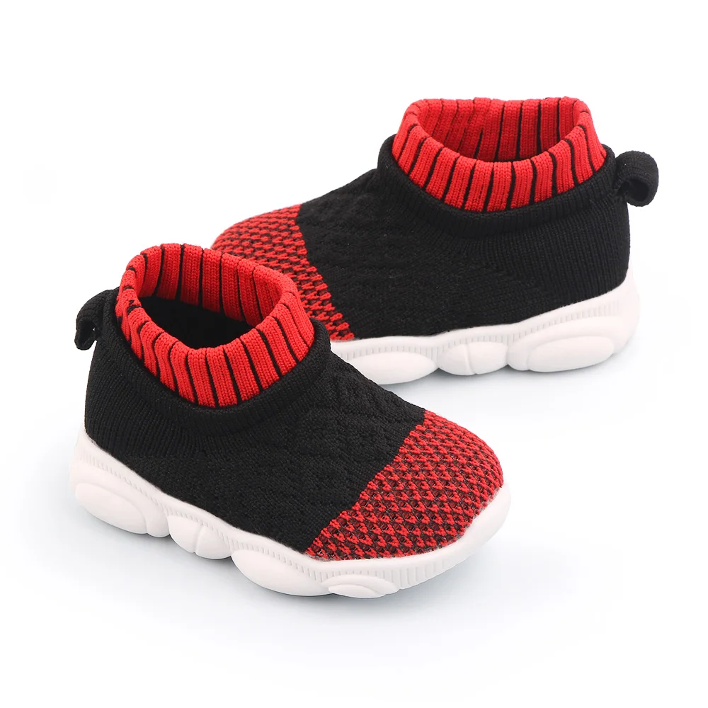 Spring and Autumn New Baby Color Flying Fabric Soft Soled Children's Toddler Socks Shoes details