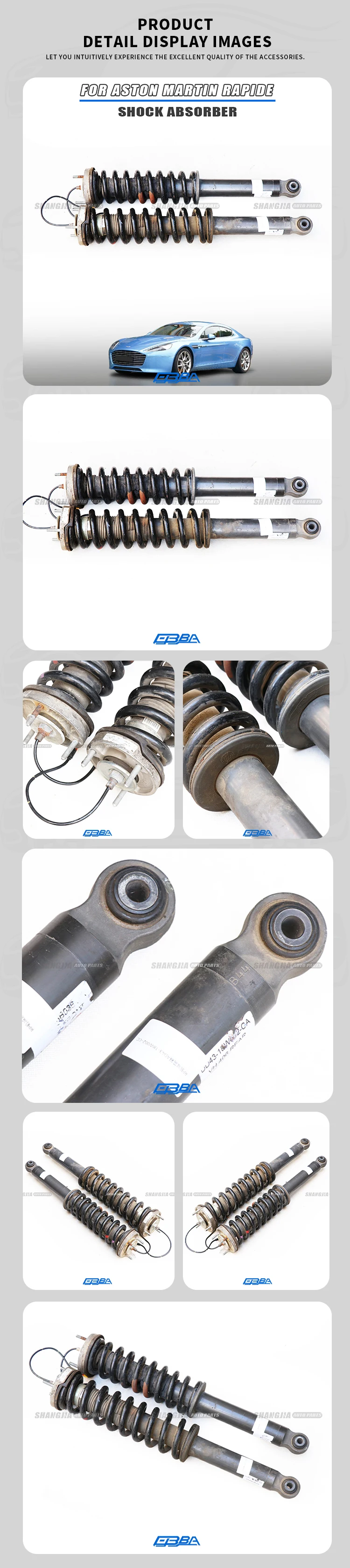 Metal Front Shock Absorber Suspension For Aston Martin Rapide AD43-18B036-AC High Quality Original Suspension Shock Absorber factory