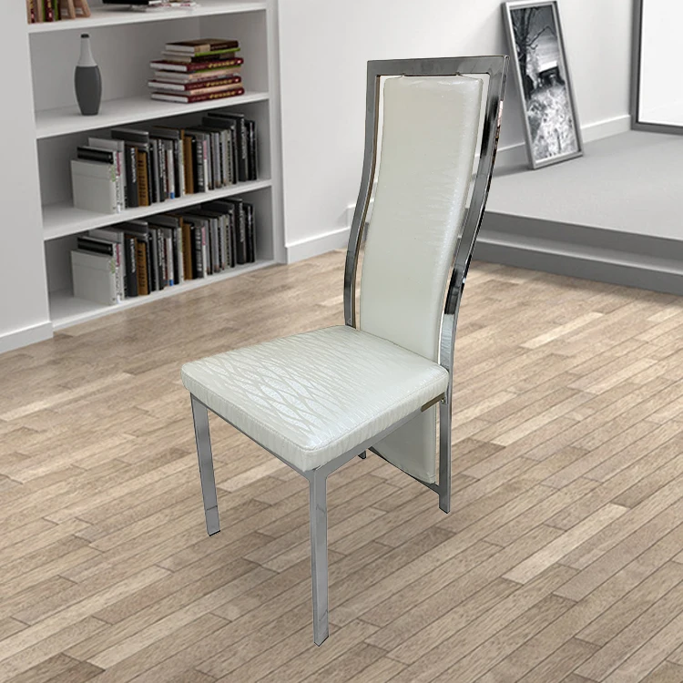 Hot Selling Home Furniture Cheap Simple New Design PU Leather Dining Chair