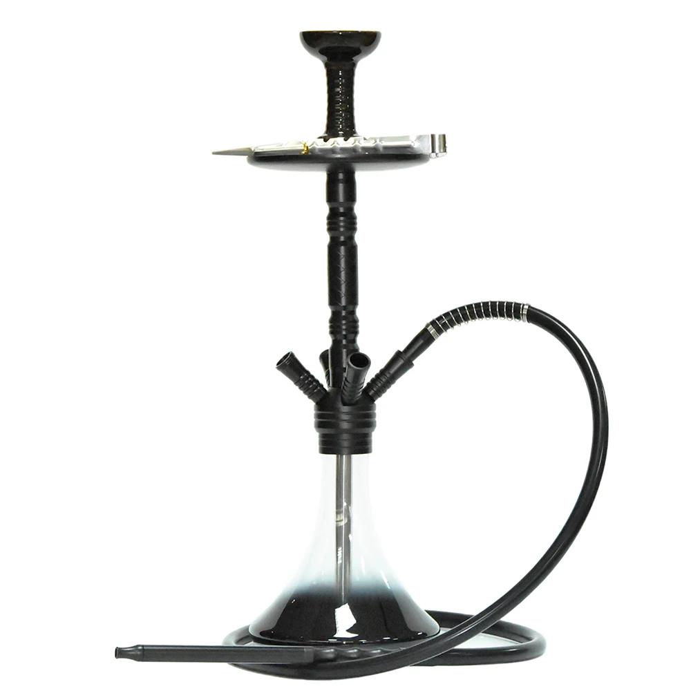 New Design Hot Sale Whole Set Aluminum Hookah Shisha Glass Hookah