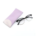 Leather Pouch Bag For Women Wholesale Pink PU Leather Spectacle Pouch Optical Glasses Bag For Women