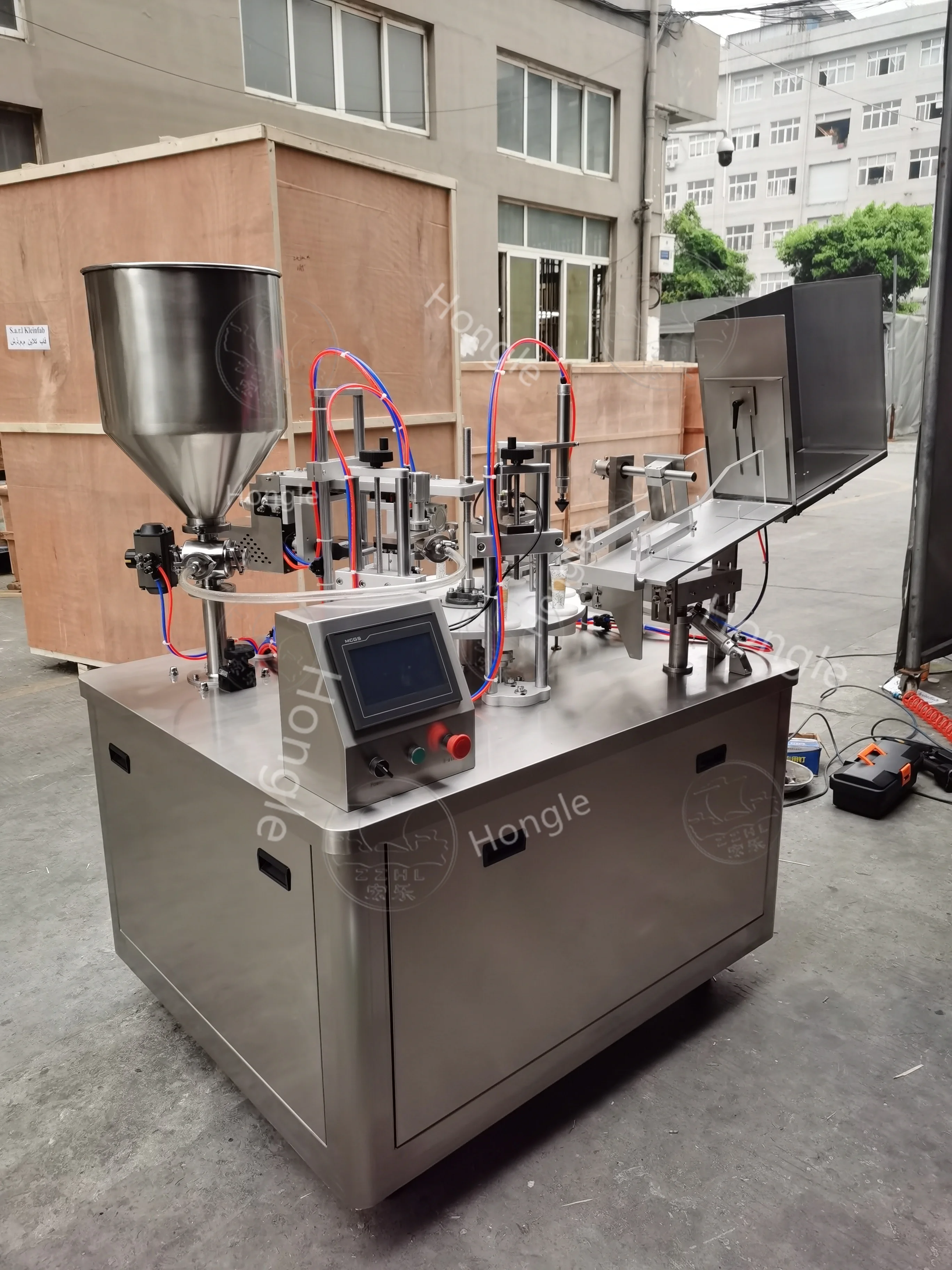 Factory Price Cosmetic Aluminium and Sealing Effervescent Tablet Plastic Laminated Tube Filling Machine details