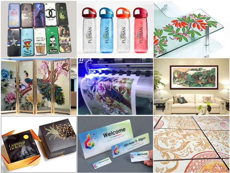 High Quality New UV Inkjet Flatbed Printer Automatic Portable Small Format A3/A4 PVC Plastic Card Phone Case factory