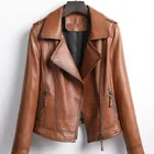 Leather Womens Jacket Wholesale Factory Custom Ladies Girls Real Genuine Motorcycle Leather Womens Jacket