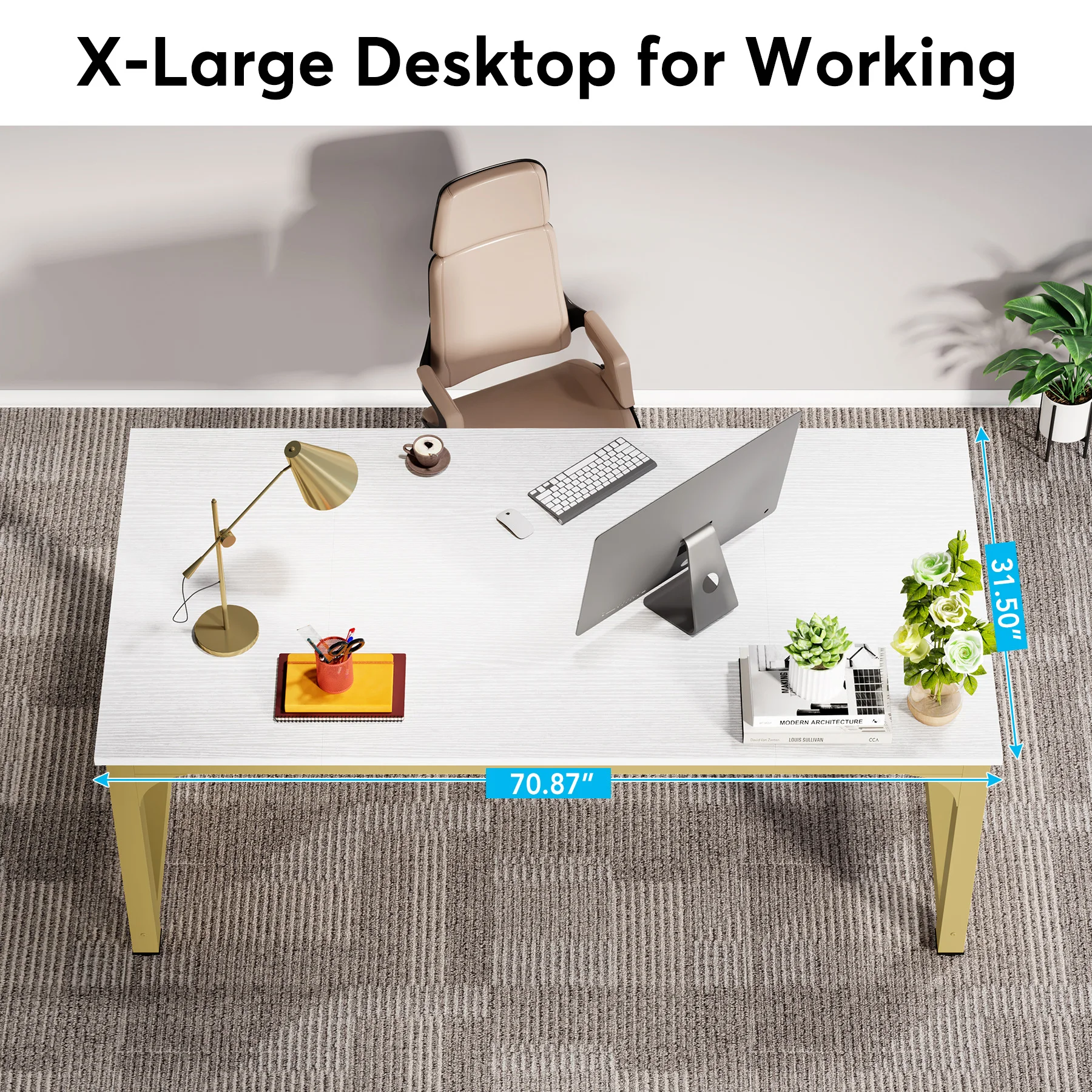 Tribesigns Modern design  office furniture  conference meeting table