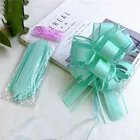 Organza Wedding Wholesale Organza Pull String Flower Ribbon Bow Wedding Decoration Gift Packaging