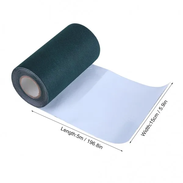 OFRX Green Grass Tape Artificial Self Adhesive Tape Waterproof Carpet Jointing Tape