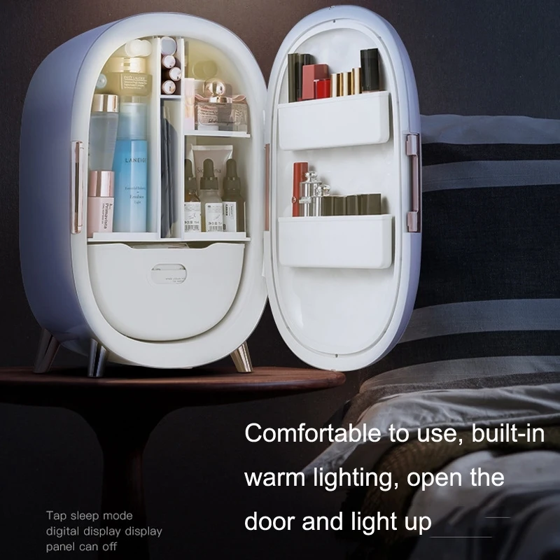 Dropshipping Mini Beauty Fridge 10l Large Capacity Mini Fridge