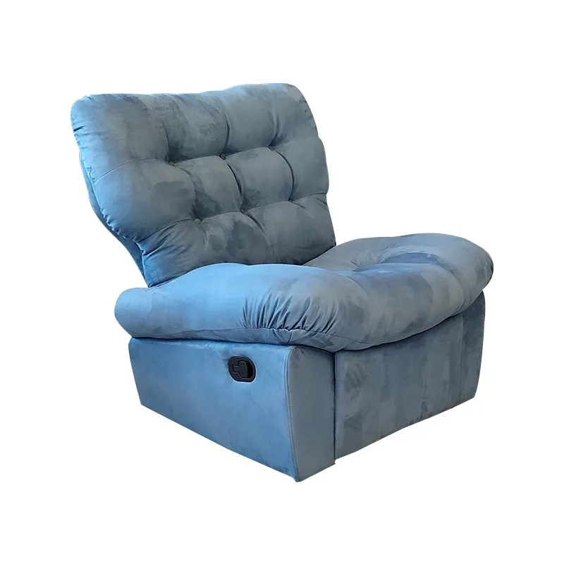 Home Furniture High Quality Modern Lazy Sofa Velvet Living Room Chair Lounge Recliner Leisure Single Sofa Chair