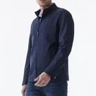 Huiquan Best Selling Men New Windbreaker Jacket 100% Polyester Men Black Coat Spring Warm Jacket
