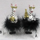 Decoration Modern Style Home Decoration Resin Animal Pinto Ornament A/B Styles