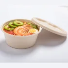 Bowl Custom Eco Biodegradable Disposable Sugar Cane Soup Salad Bowl Of 8oz 12oz 16oz 18oz 24oz 32oz