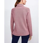 Cashmere Custom Design Fall Women Jumpers Long Sleeve Roll Neck Knit Cashmere Blend Sweater