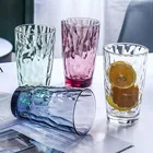 Glass Unbreakable And Colorful Premium Stackable Drink Glass Plastic Tumbler Cups For Home And Beach Drinking