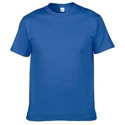 High Quality 100% Premium Cotton Plain T Shirt Custom Print T Shirt For Men