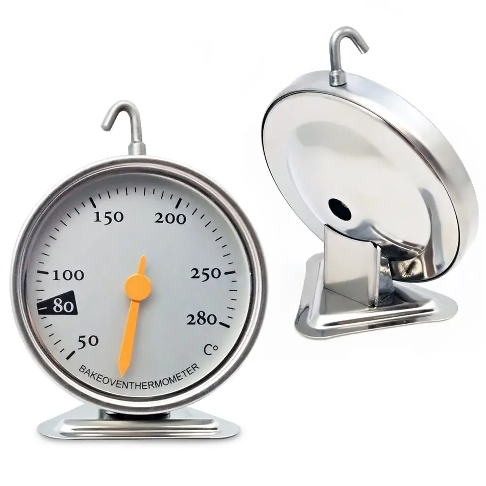 New Arrival Stainless steel pizza oven thermometer kitchen accessories kitchen thermometers with hook