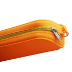 Pencil Case Eco-friendly Promotion Cartoon Design Soft Silicone Zipper Pencil Case