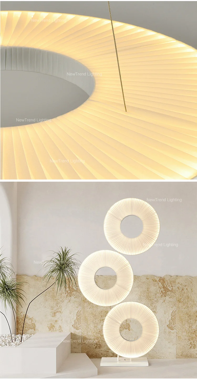 CPL-295 Contemporary Style Indoor Decoration Hanging Fixture Dining Room Living Room Ring LED Pendant Light supplier