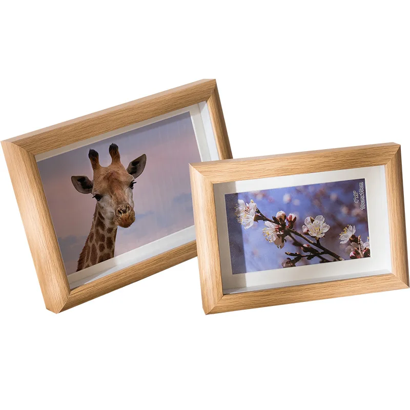Wood Frame For Photo Wooden Photo Picture Clear photo Frame for Living Room Bedroom