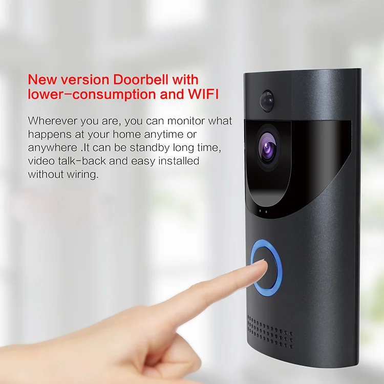 Mobile Phone Control 1080P HD Camera Wireless wifi Smart Door Bell