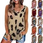 Tops Sleeveless Sintayal Womens Waffle Knit V Neck Tank Tops Summer Casual Sleeveless Shirts Loose Blouses