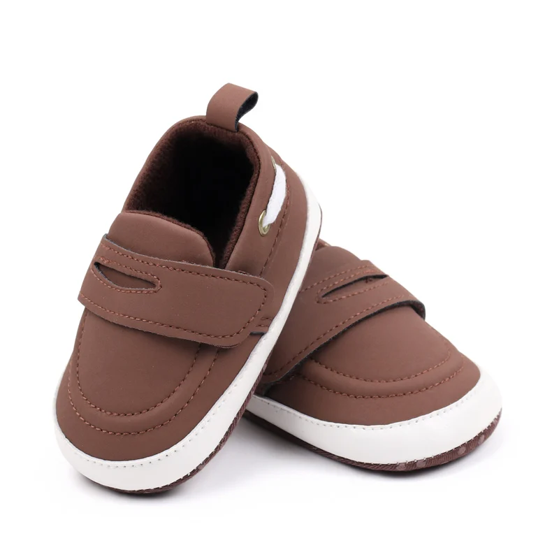 Simple Casual 0-12 Months Baby Soft Toddler Shoes Solid Color for Spring and Autumn manufacture