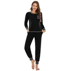 Sleepwear Custom High Quality Bamboo Cotton Womens Sleepwear Pajama Sets