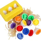 Education Toy Best Selling Product Easter Eggs 0-4 Years Old Children Early Education Simulation Egg Toy