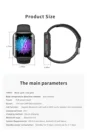 2021 New Smartwatch T68 Pro Smartwatch Password Lock Screen BT Phone Heart Rate Smart Watch PK K8