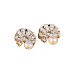 Clip Earrings Pearl Clip On Earrings Cc Earrings Wholesale For 2021