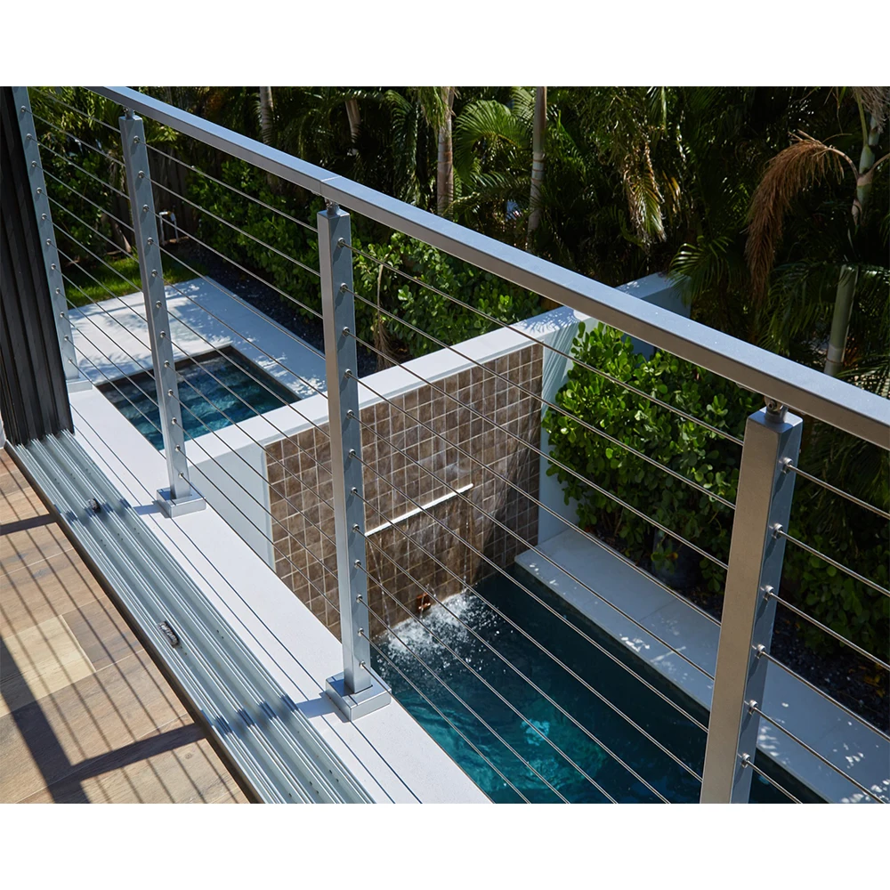ss wire rope railing factory