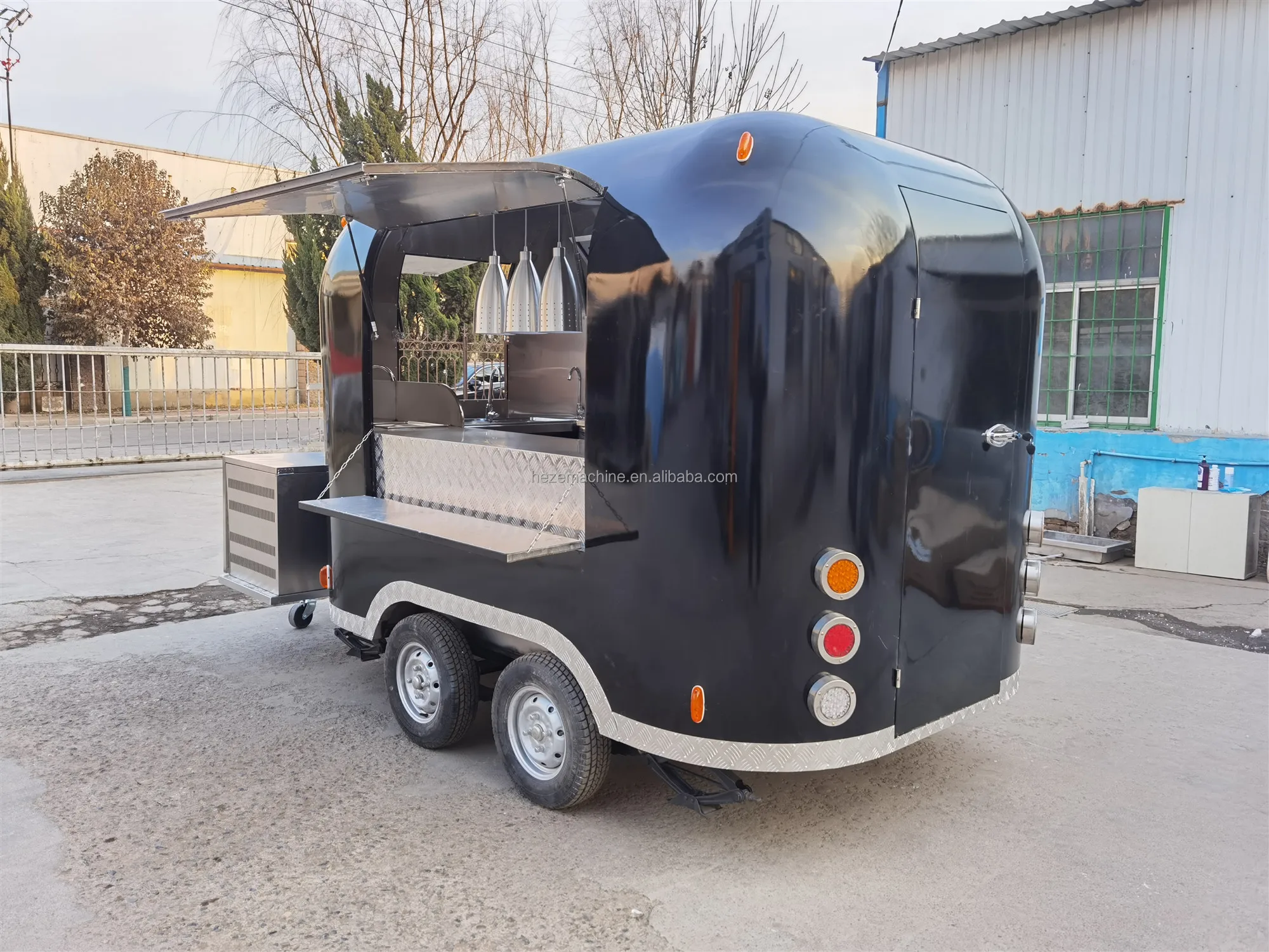 Concession Trailer Fast Food Stalls Mobile Coffee Kiosk Food Van