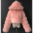 Jackets Winter Women Coat Fashion Ladies Warm Faux Fur Short Jackets Outerwear Streetwear