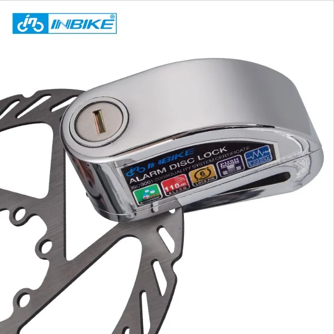 Inbike Security Motorcycle Lock Disc Bike Disk Lock Fietsslot With Alarm - Buy Bike Disk Lock,Bike Lock With Product on Alibaba.com